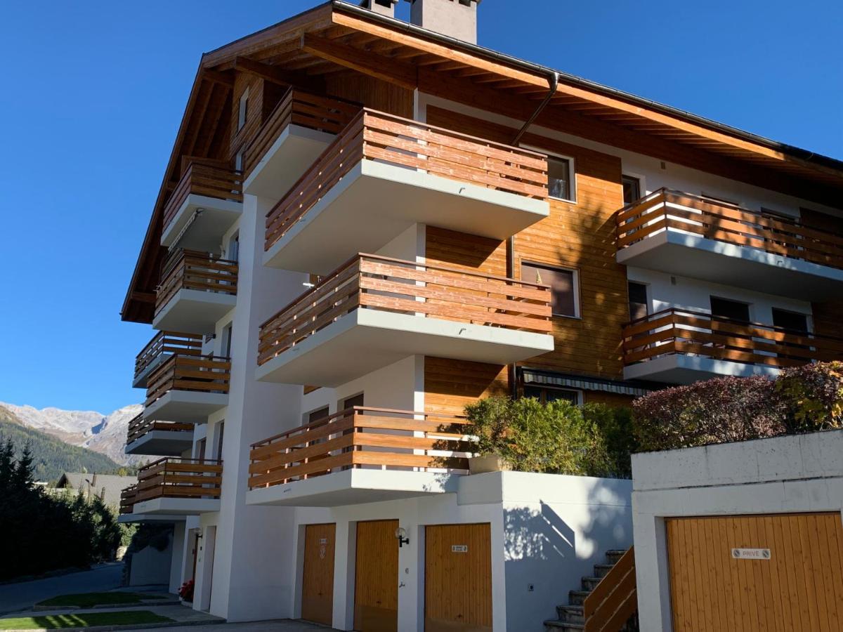 Ferienwohnung La Jacinthe De Crans Exterior foto