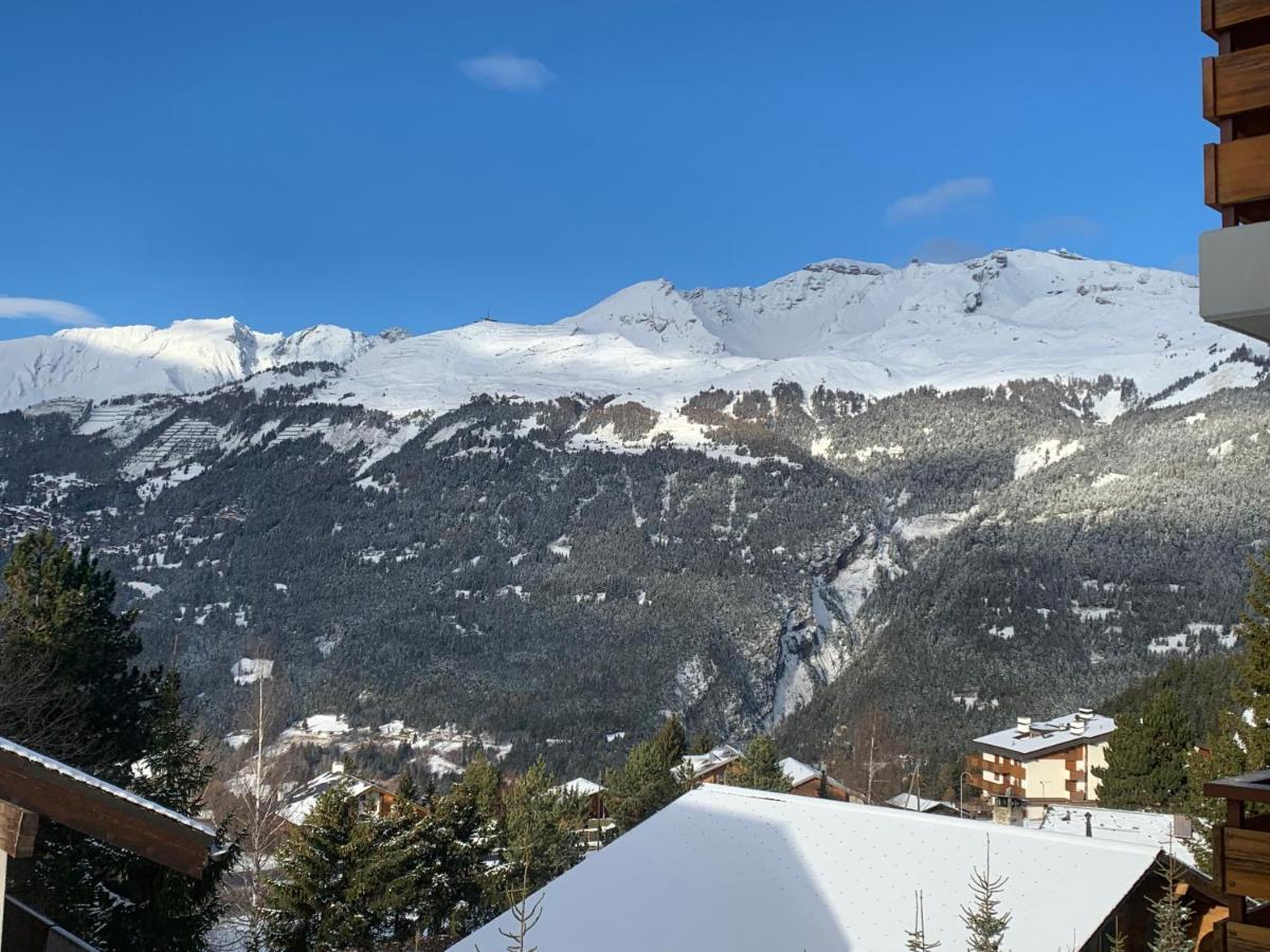 Ferienwohnung La Jacinthe De Crans Exterior foto