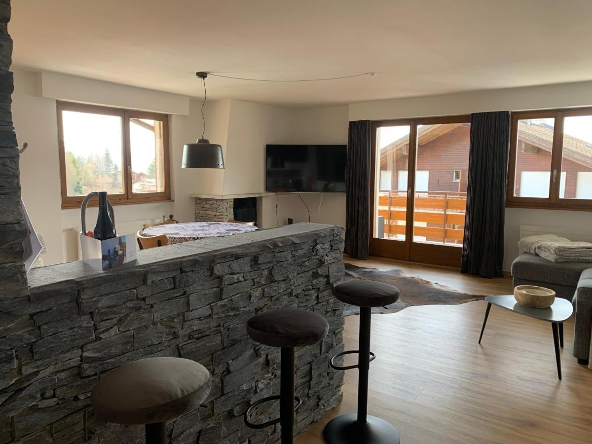 Ferienwohnung La Jacinthe De Crans Exterior foto